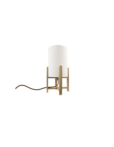 Lámpara de mesa modelo DRAGO en color Natural para 1xE27 (no incluida)