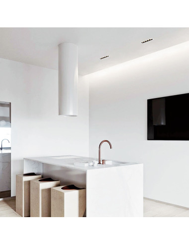 Aplique de pared modelo CUBIC5 - ON/OFF en color Blanco