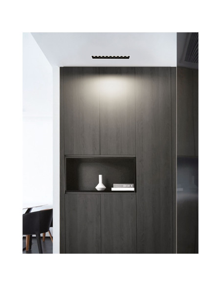 Aplique de pared modelo CUBIC10 - TRIAC REGULABLE en color Blanco