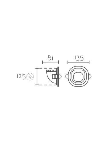 Empotrable modelo DL7022 en color Blanco