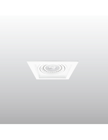 Empotrable modelo ARO RCAQR51-WH en color Blanco para 1xGU10 (no incluida)
