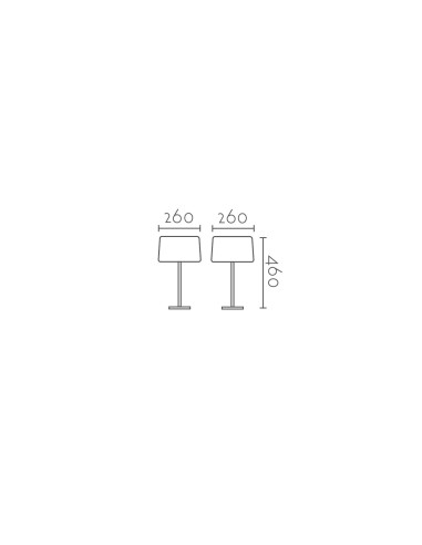 Lámpara de mesa modelo MT2120 para 1xE27 (no incluida)