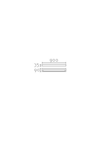 Aplique de pared modelo MB2290-WH en color Blanco