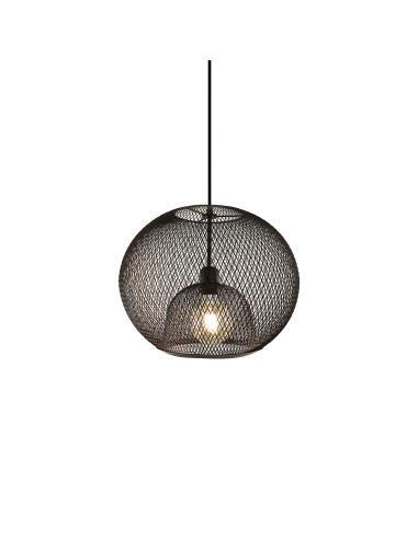 Lámpara colgante modelo MD3452-BK en color Negro para 1xE27 (no incluida)