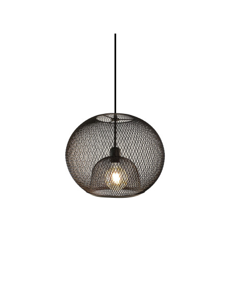 Lámpara colgante modelo MD3452-BK en color Negro para 1xE27 (no incluida)