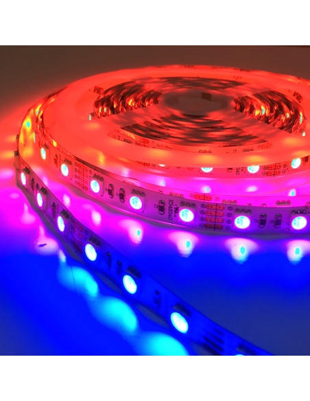 Tira LED SMD5050, 12V 12W/M, 60 LEDs/M, 5m