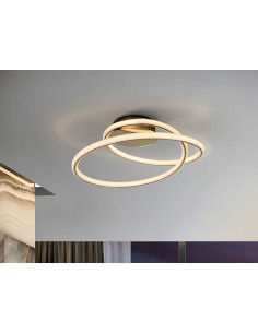PLAFÓN TUBE ORO