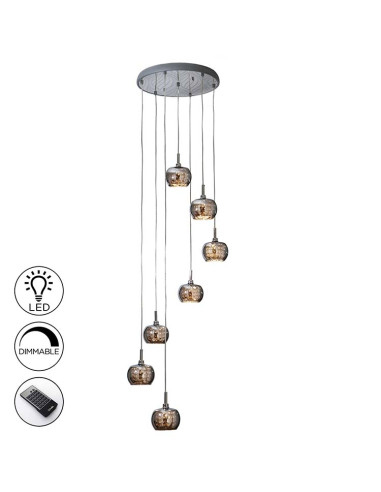LÁMPARA ARIAN 7 LUCES DIMABLE