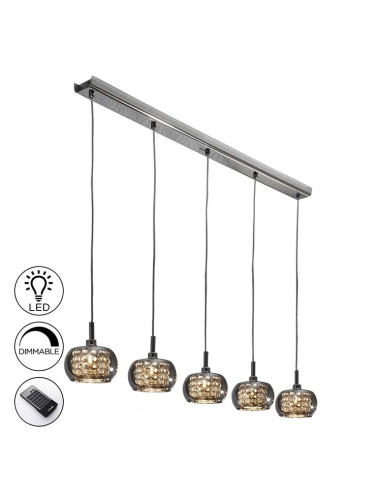 LÁMPARA ARIAN 5 LUCES DIMABLE