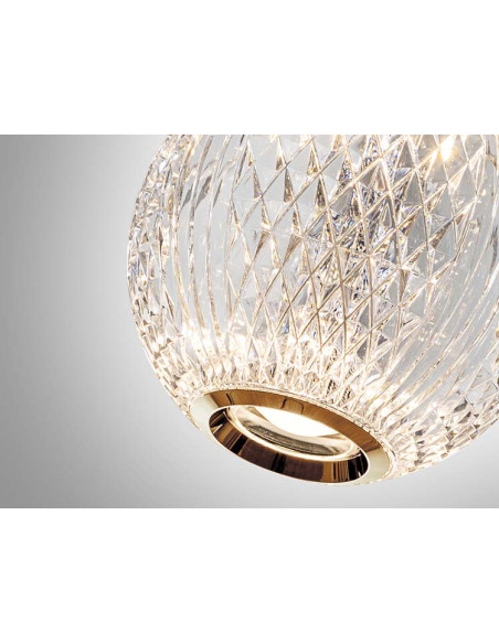 LÁMPARA 1 LUZ LED AUSTRAL ORO Ø12