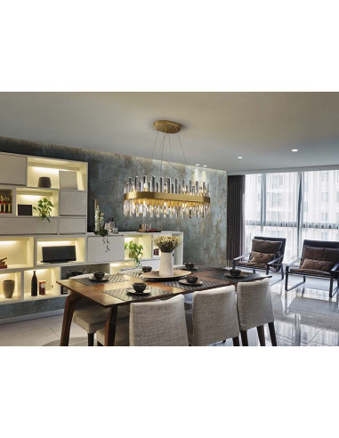 GRACE LÁMPARA 20L ORO OVAL