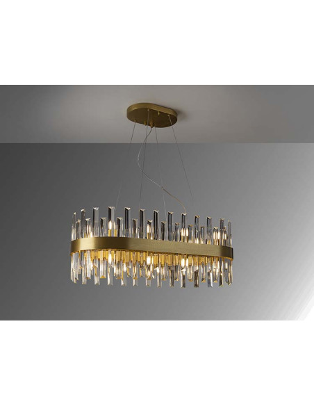 GRACE LÁMPARA 20L ORO OVAL
