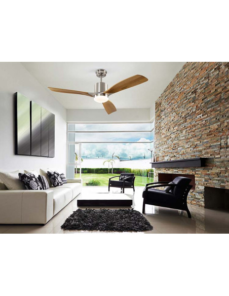 ANEMOS VENTILADOR NIQUEL CEREZO DIMABLE