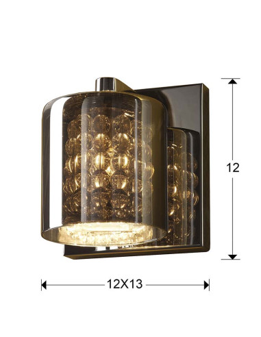 APLIQUE DENISE 1 LUZ