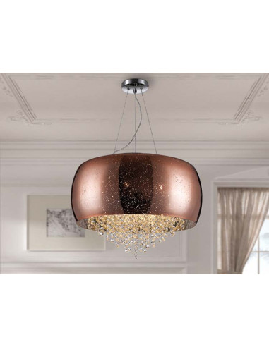 LÁMPARA CAELUM COBRE 6 G9 Ø50