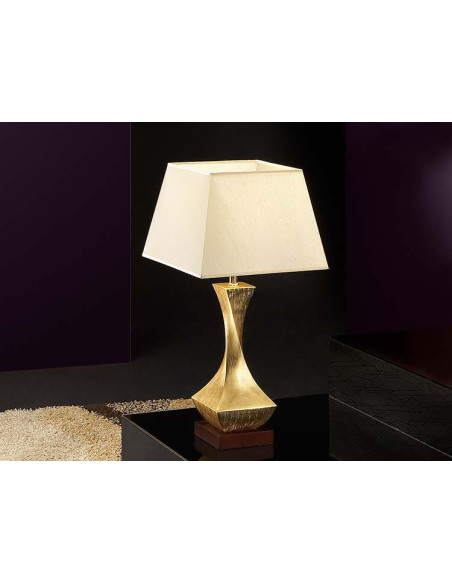 SOBREMESA DECO ORO PEQUEÑA 1 LUZ