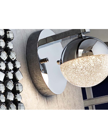 APLIQUE 1 LUZ LED SPHERE Ø12
