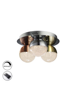 PLAFÓN 3 LUCES LED SPHERE COLORØ30