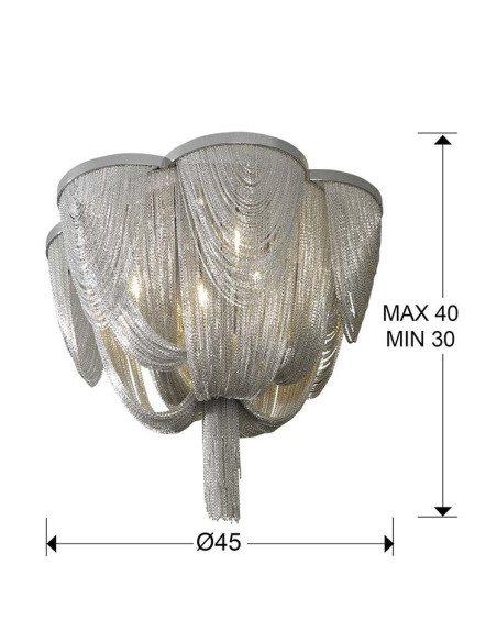 PLAFÓN MINERVA 6 LUCES