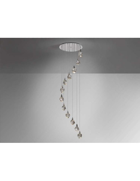 LÁMPARA 12 LUCES AQUARIA