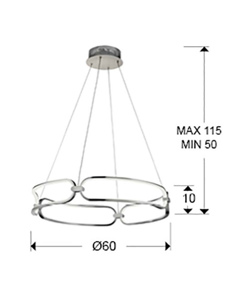 COLETTE LÁMPARA 60Ø DIMABLE
