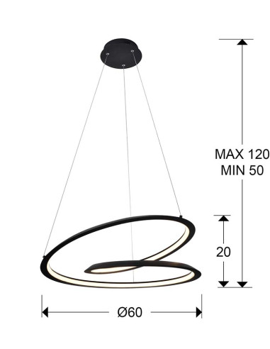 LOOPING LÁMPARA Ø60