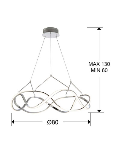 LÁMPARA LED MOLLY 80Ø