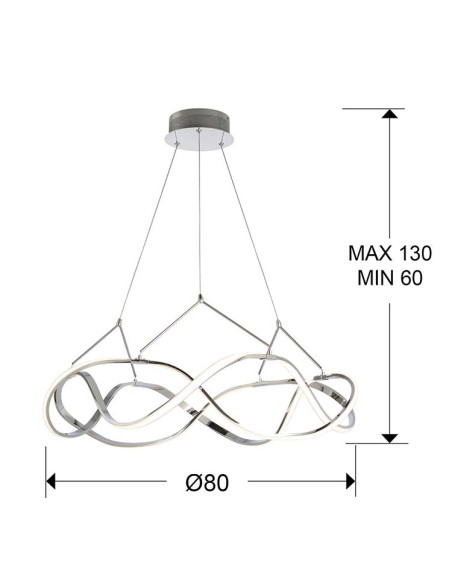 LÁMPARA LED MOLLY 80Ø