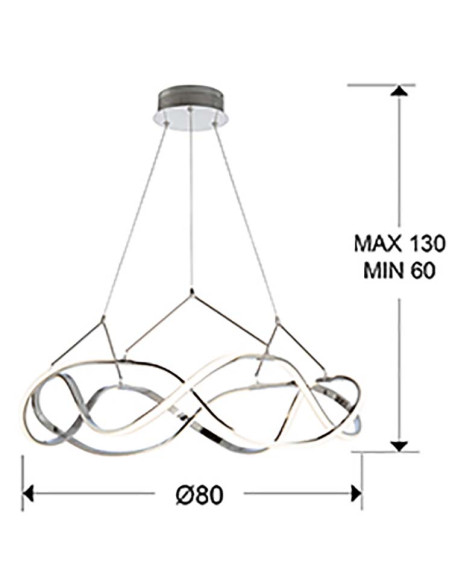 LÁMPARA LED MOLLY 80Ø DIMABLE