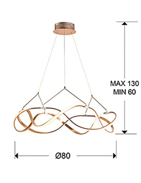 LÁMPARA LED MOLLY 80Ø DIMABLE