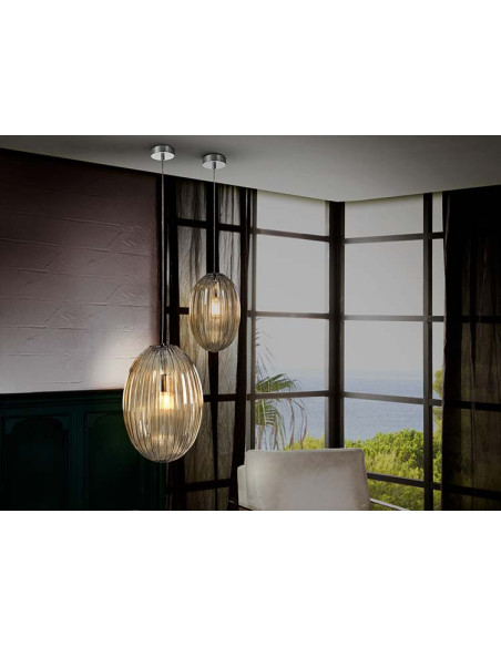 OVILA LÁMPARA 1 LUZ 20Ø