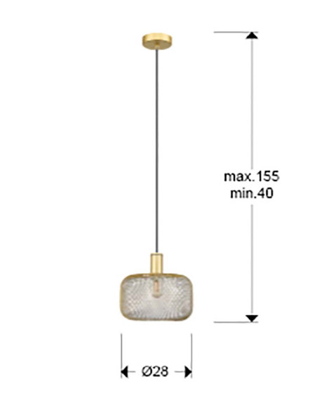 OSIRIS LÁMPARA 1 LUZ