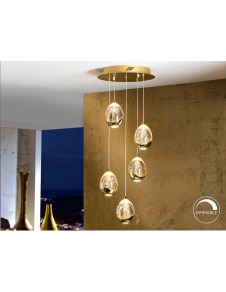 LÁMPARA Ø30 ROCÍO 5 LED