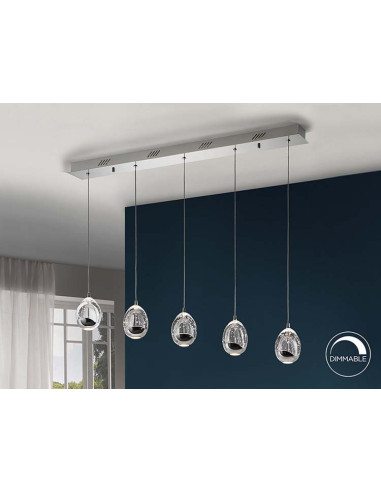 LÁMPARA ROCÍO 5 LED LINEAL