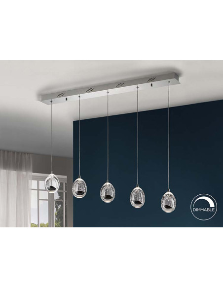 LÁMPARA ROCÍO 5 LED LINEAL