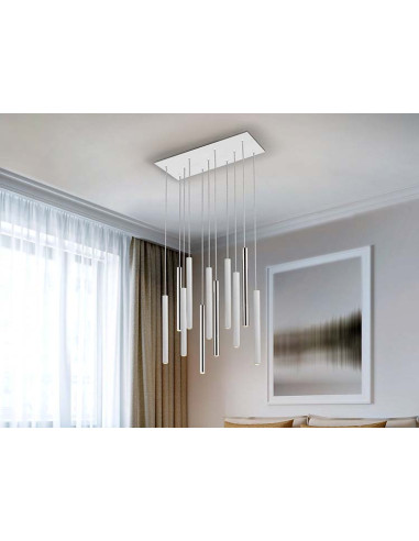 LÁMPARA VARAS 11 LUZ DIMABLE