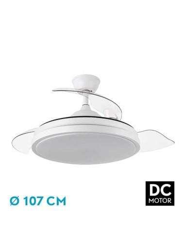 Ventilador de techo DC 59W ESCORPIÓN Blanco