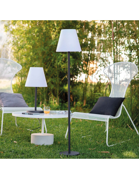 Lámpara de mesa modelo EX1361-BK en color Negro para 1xE27 (no incluida)