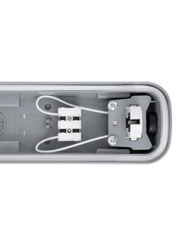 Plafón de techo modelo PANTALLA IP65 1X1500 en color Blanco para 1xG13 (no incluida)