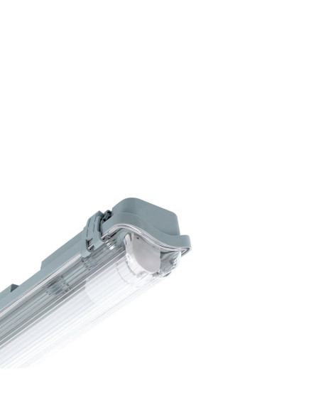 Plafón de techo modelo PANTALLA IP65 1X600 en color Blanco para 1xG13 (no incluida)