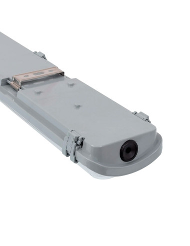 Plafón de techo modelo PANTALLA IP65 2x600 en color Blanco para 2XG13 (no incluida)