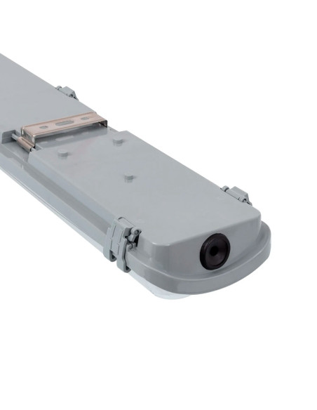 Plafón de techo modelo PANTALLA IP65 2x600 en color Blanco para 2XG13 (no incluida)