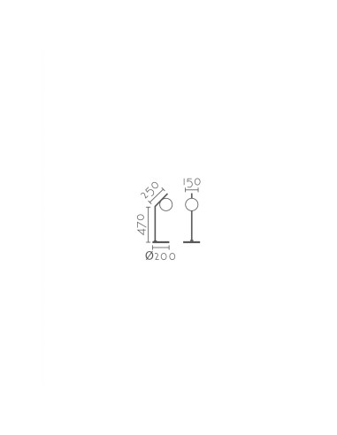 Lámpara de mesa modelo MT4054-WH en color Blanco para 1xE27 (no incluida)