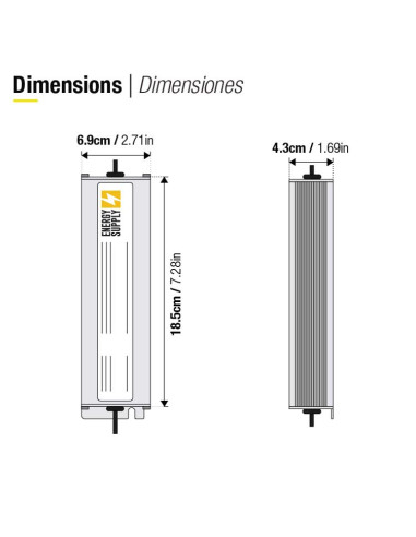 Fuente Switching 24V 4.2A 100W, 90-264VAC Exterior IP67