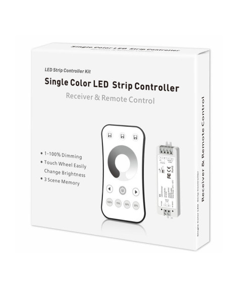 Kit Controlador y mando para tiras LED monocromaticas