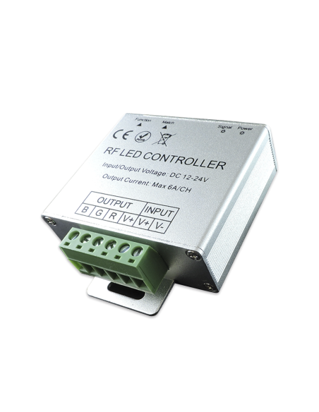 Controlador RGB RF y control remoto TOUCH, 12-24V 216-432W 18A