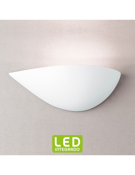 Aplique de pared modelo BETA LED Dimable. En color Blanco.