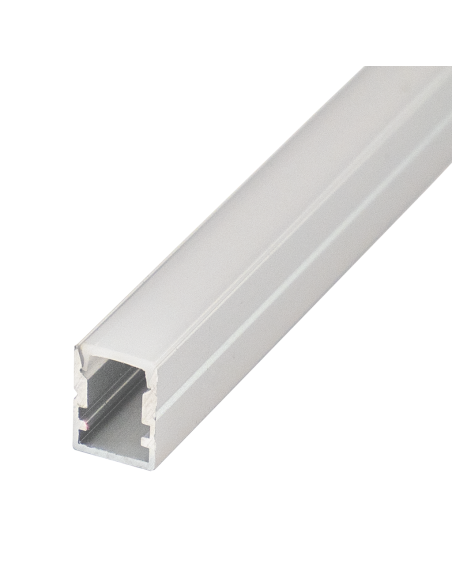 Perfil Fino 10 mm x 13 mm de aluminio anodizado de superficie 2m