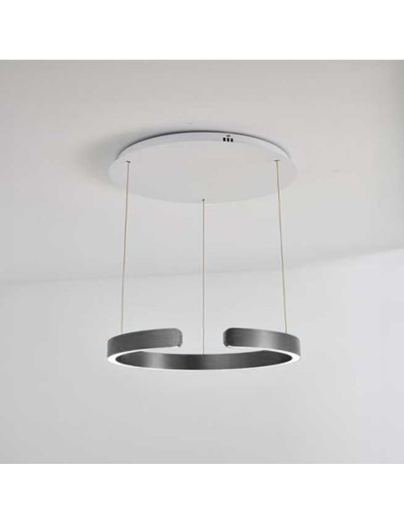 Lámpara Colgante Titanio Negro, Diámetro Ø600mm