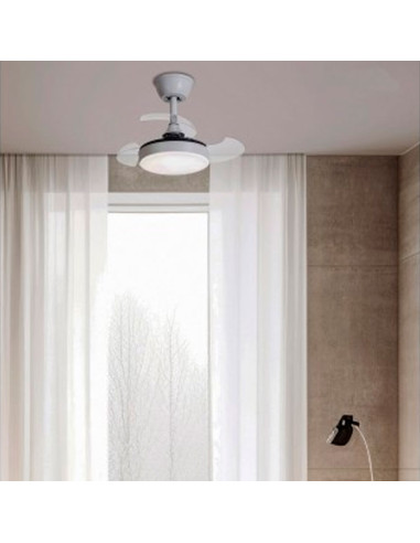 Ventilador 36W Blanco CCT 60cm Mini XS